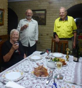 Greetings from Gatton "Does champagne go with roast pork?"